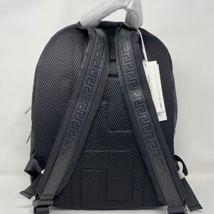 Versace Collection Black Medusa Makeup Bag Backpack – New with Tags & Dust Pouch (VIP Gift) Beauty Bag