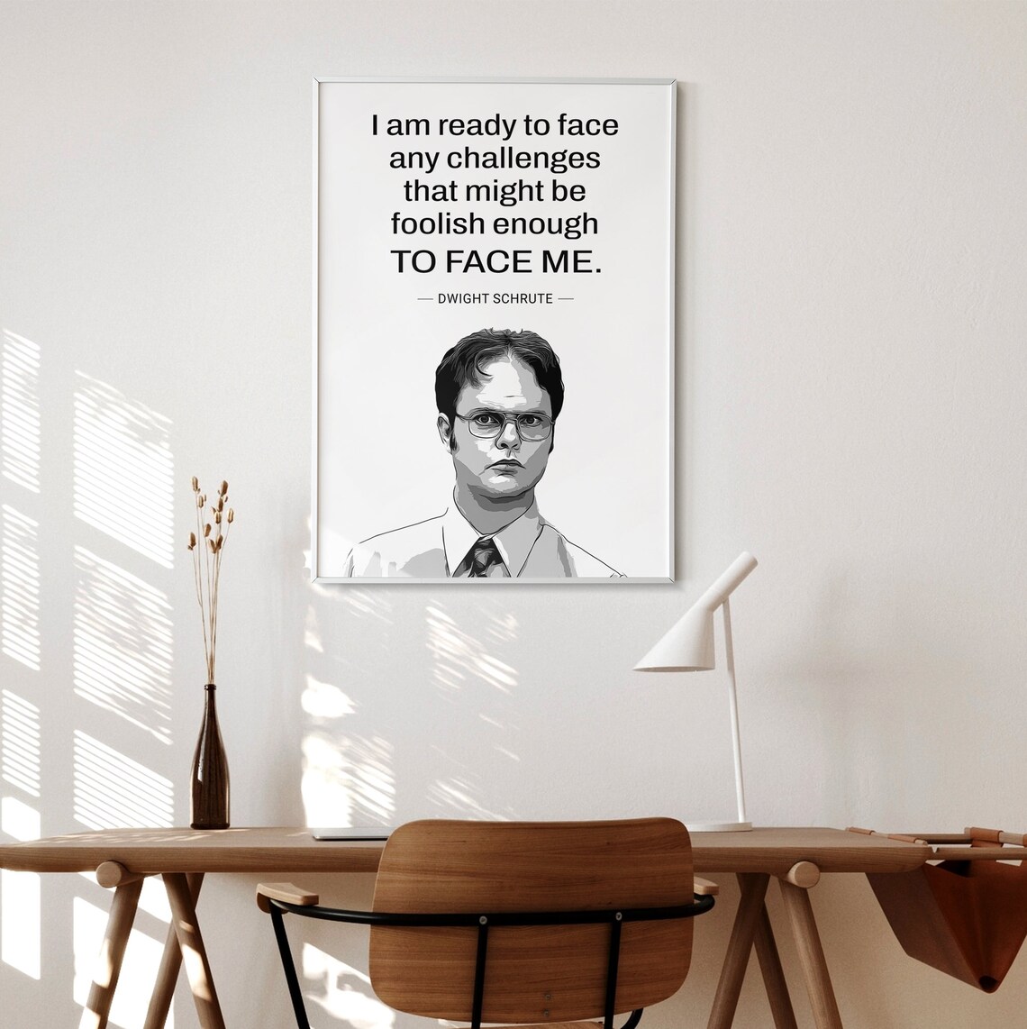 Printable Dwight Schrute TV Show Poster Hilarious Print for - Etsy