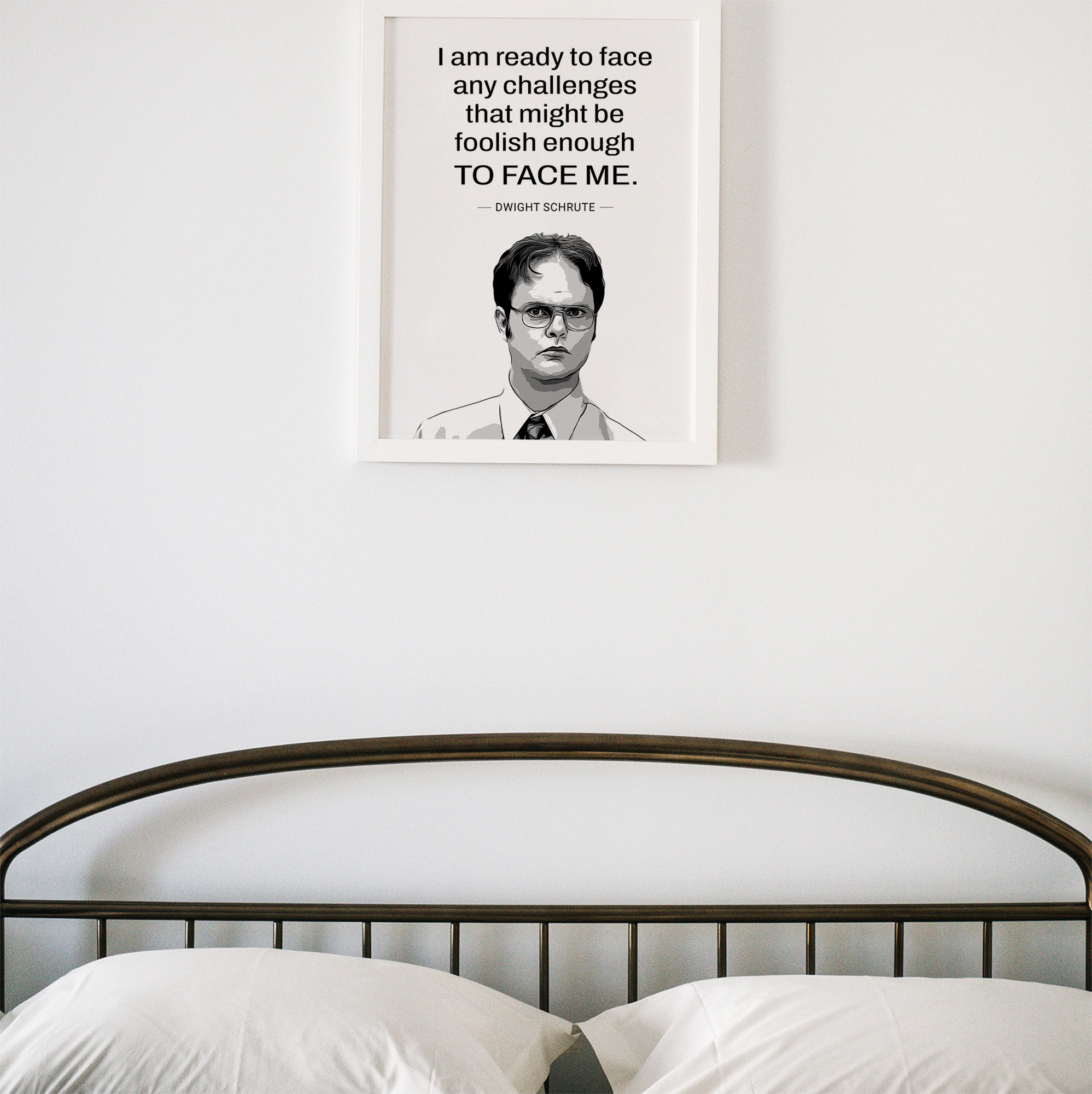 Printable Dwight Schrute TV Show Poster Hilarious Print for - Etsy