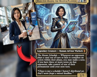 Custom Legendary Creature Portrait – Turn Your Friend, Pet, or Kid into a TCG Commander!