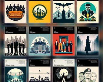 Minimalist SERIES Poster Collection – Ready to Print
