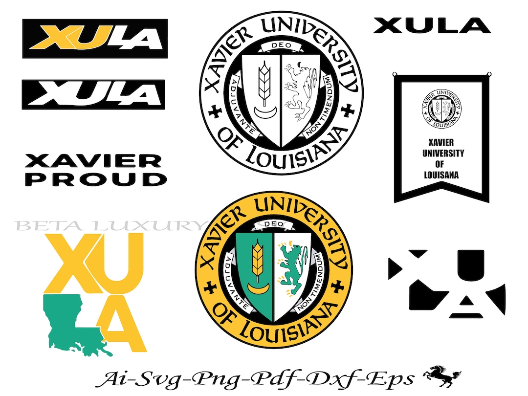 Xavier University of Louisiana Svg,hbcu Svg,university Svg,xavier Proud