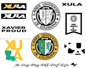 Xavier University of Louisiana svg,hbcu svg,university svg,xavier proud svg,bundle svg,cut file Svg,Ai,Png,Pdf,Dxf,Eps