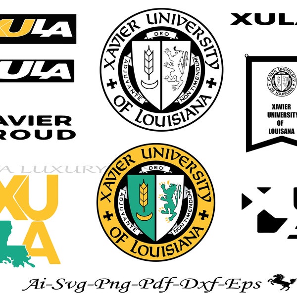 Xavier University of Louisiana svg,hbcu svg,university svg,xavier proud svg,bundle svg,cut file Svg,Ai,Png,Pdf,Dxf,Eps