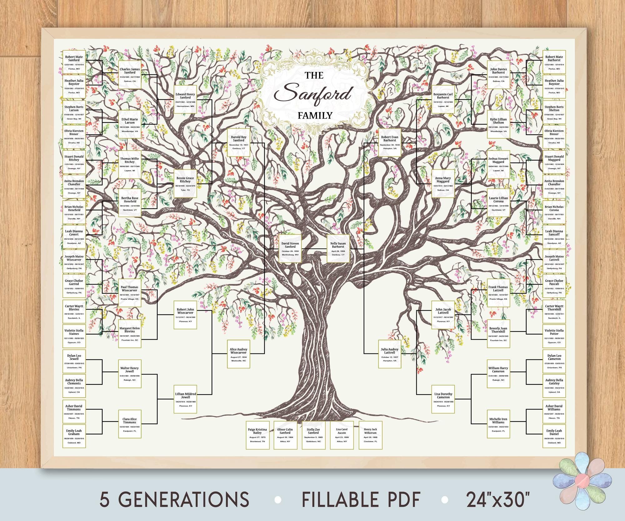 バートン　Family Tree Con Artist 152 Burton family tree con artist 152