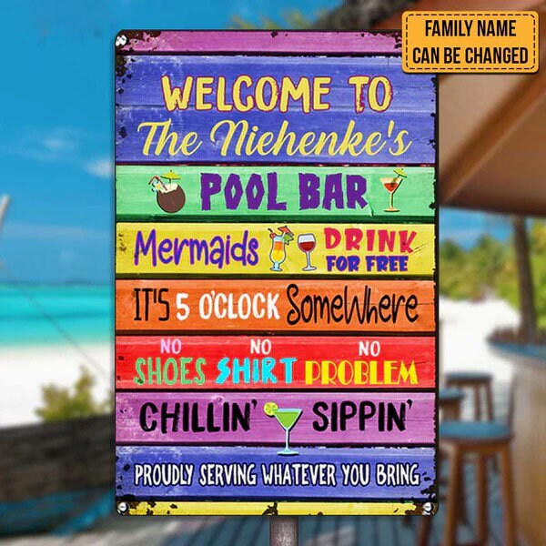 Swimming Pool Signs Etsy