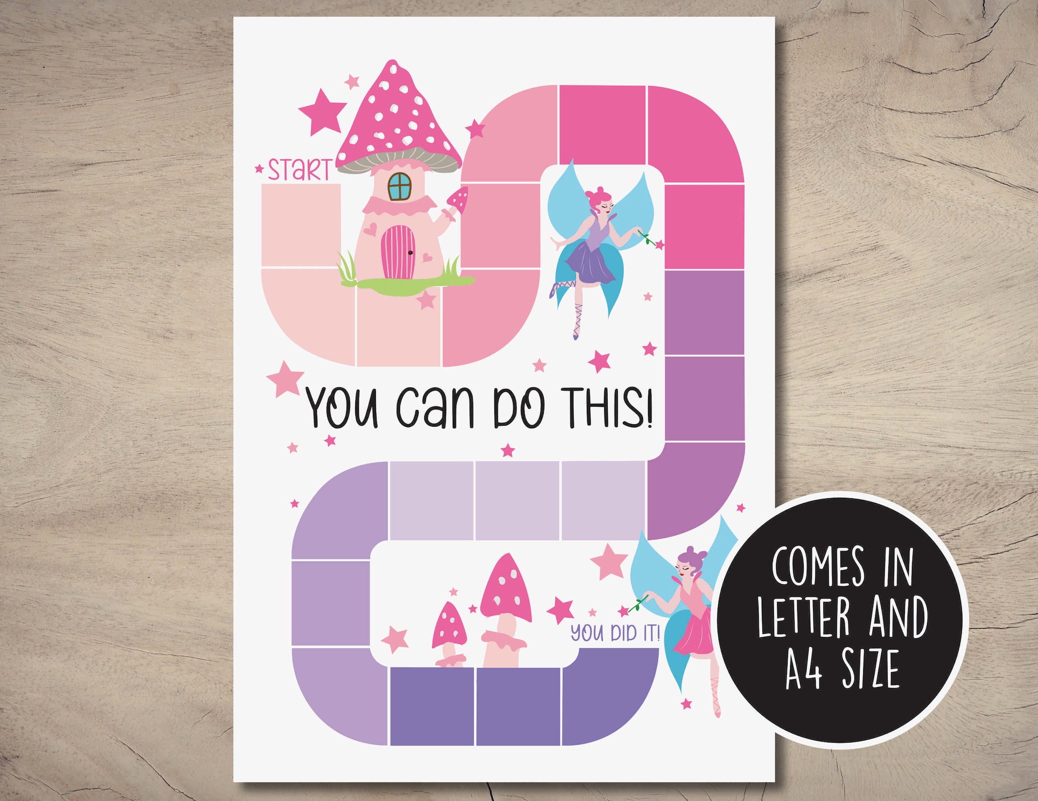 Printable Reward Chart Fairy Themed, Sticker Chart, Potty Chart, Sleep ...