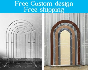 Rainbow Arch Backdrop Stand Chiara Wall Backdrop Photo Booth Photograpghy Background Baby Shower, Wedding, Birthday Photo Booth Party Decor
