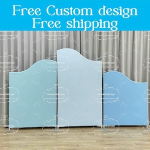 Wave Arch Backdrop Stand Party Frame Print Chiara Wall Arch Fabric Backdrop Cover For Birthday Baby Shower Wedding Photo Booth Photography