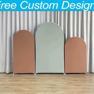 Solid Arch Stand Backdrop Print Fabric Chiara Wall Backdrop For Birthday Baby Shower Wedding Photo Booth Photography Banner Party Decor