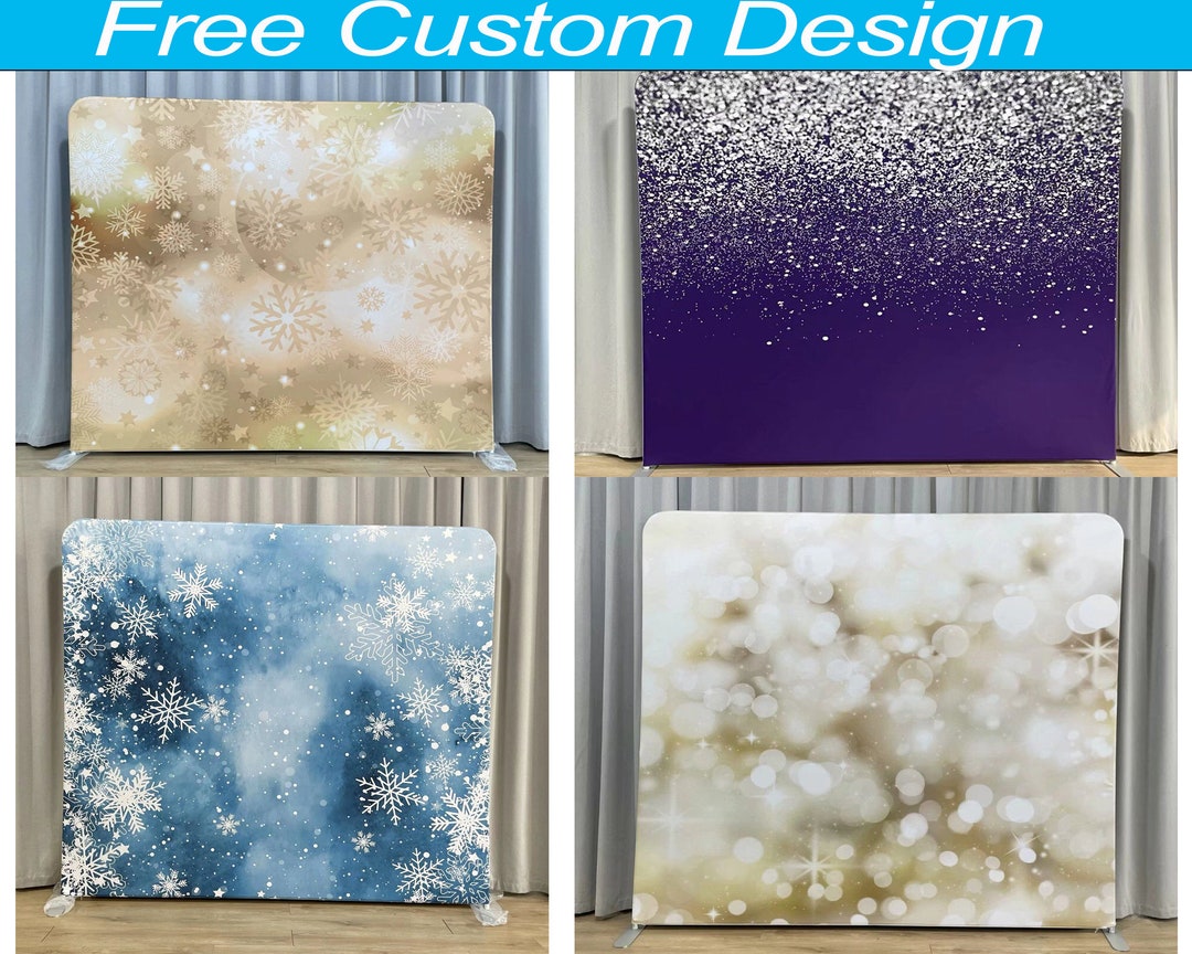 Personalized Square Backdrop Stand Frame Backdrop Fabric - Etsy