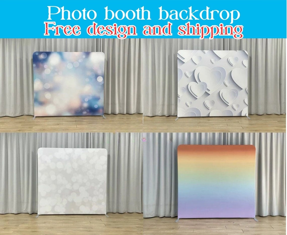 Sparkle Glitter PhotoBooth Backdrop Stand Heart Rainbow Pillowcase Backdrop Fabric Cover Wedding Birthday BabyShower Photography PhotoStudio