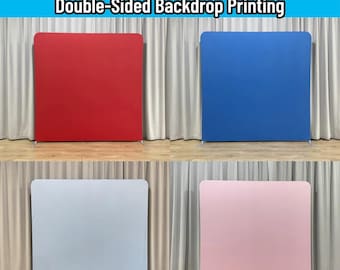 Solid Color Photo Booth Backdrop Stand Free Custom Pillowcase Backdrop Fabric Cover Wedding Birthday BabyShower Photography Photo Studio