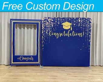 Achtergrondstandaardframe + hoogwaardige achtergrondstof hoes, gratis aangepast formaat en kleurdecoratie voor fotocabine, feest, babyshower.