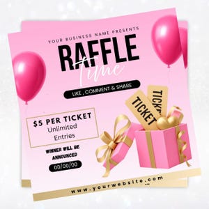 Giveaway Winner Flyer, Giveaway Flyer, Raffle Flyer, Boutique Flyer, Shop Flyer, Sale Flyer, Lash Flyer, Hair Flyer, Beauty Flyer