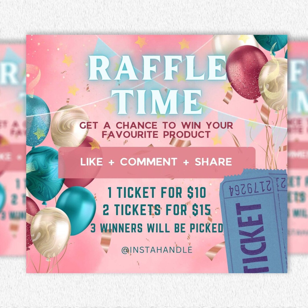 Raffle Flyer, Social Media Flyer, Lash Raffle Template, Giveaway Flyer