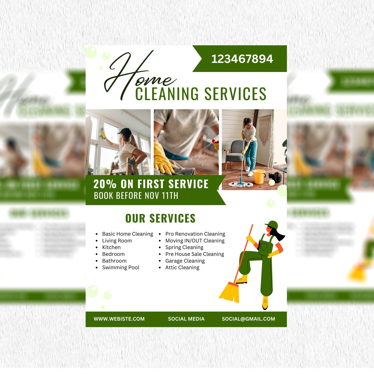 cleaning-service-flyer-cleaning-business-flyer-template-commercial-cleaning-flyer-house-cleaning-flyer-cleaning-company-flyer-card-etsy