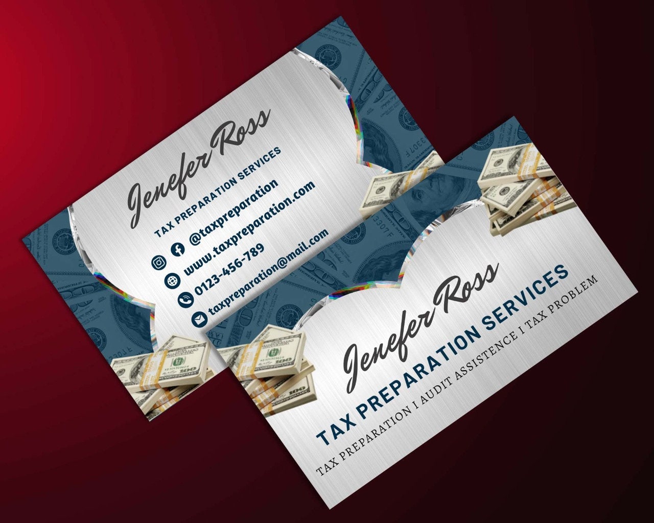 Custom business card template, printable business card template, business  cards rose gold foil, Moo business card, accounting business cards