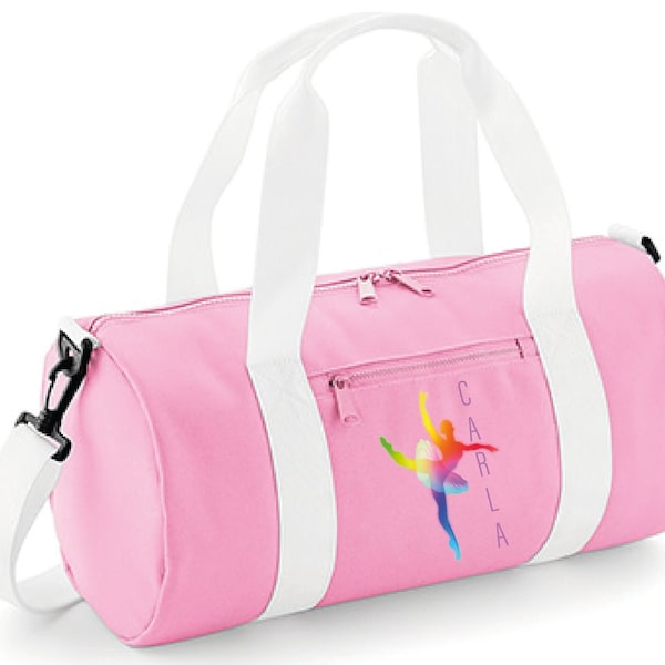 Tolle Personalisierte Ballett - Tasche, Ballerina Tasche, Tasche zur Einschulung, Tasche für den Sport als Geschenk, Ballett - Motive