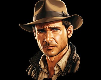 Indiana sticker, movie