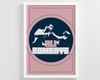 Original, Old school, Retro, Muhammad Ali, Cassius Clay, Boxing, Premium Gilclee Print, Pop culture, Gift, Wall Art, Poster