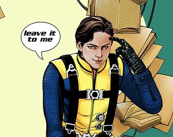 Professor X Study Buddy (signed mini print）