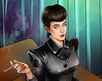 Blade Runner Rachael and Joi (Signed Poster Fanart Print)