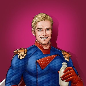 Homelander (Signed Poster Fanart Print/Apron)