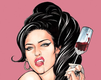 Amy Winehouse Forever (Artist signed print）