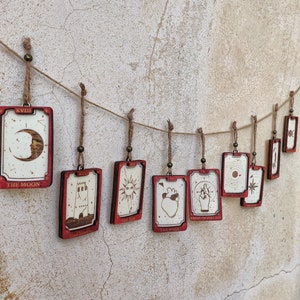 Tarocchi da appendere tarot cards hang applique