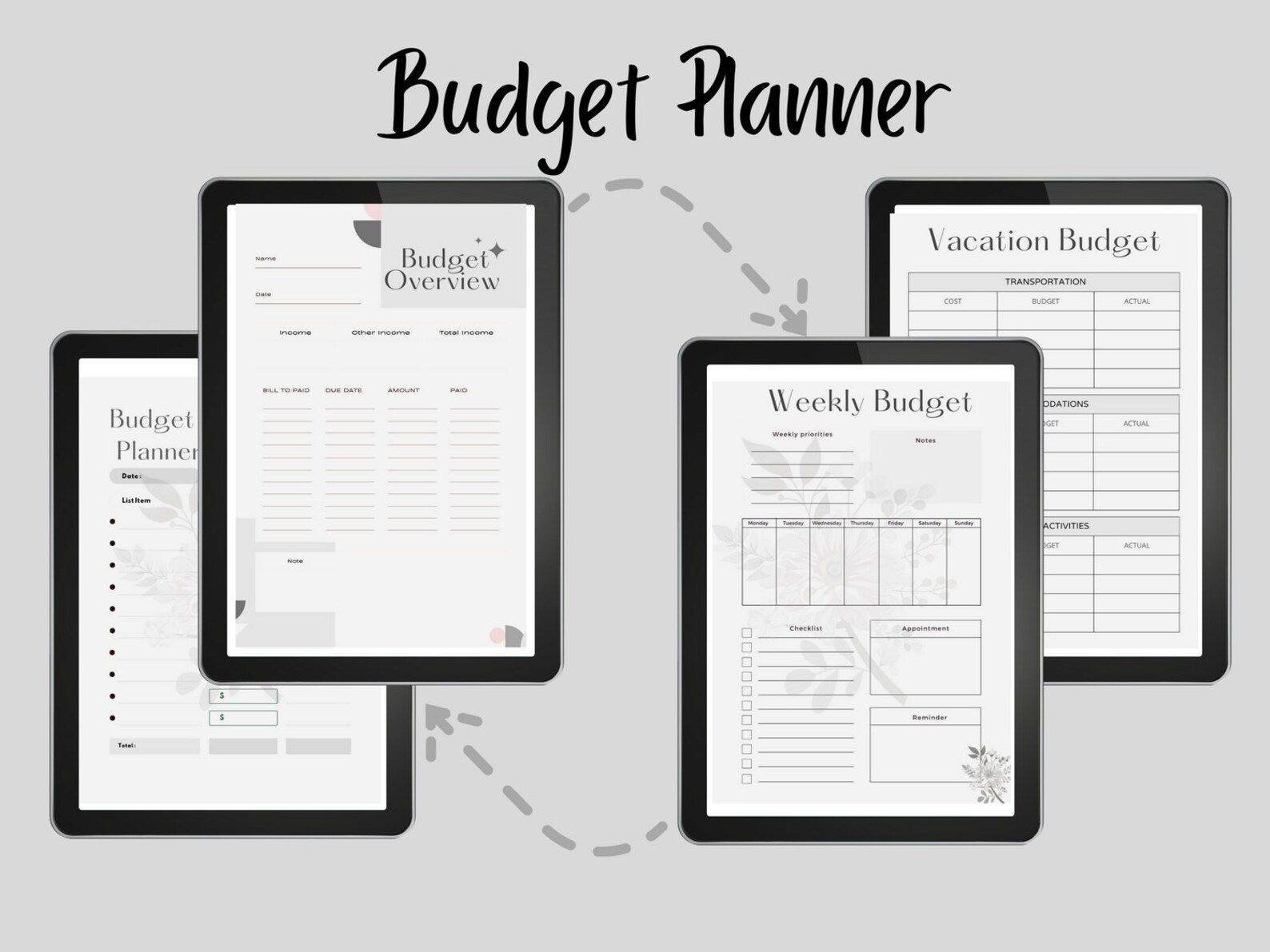 Printable Budget Planner Bundle Budget Planner Kit Weekly Budget printable-budget-planner-bundle-budget-planner-kit-weekly-budget