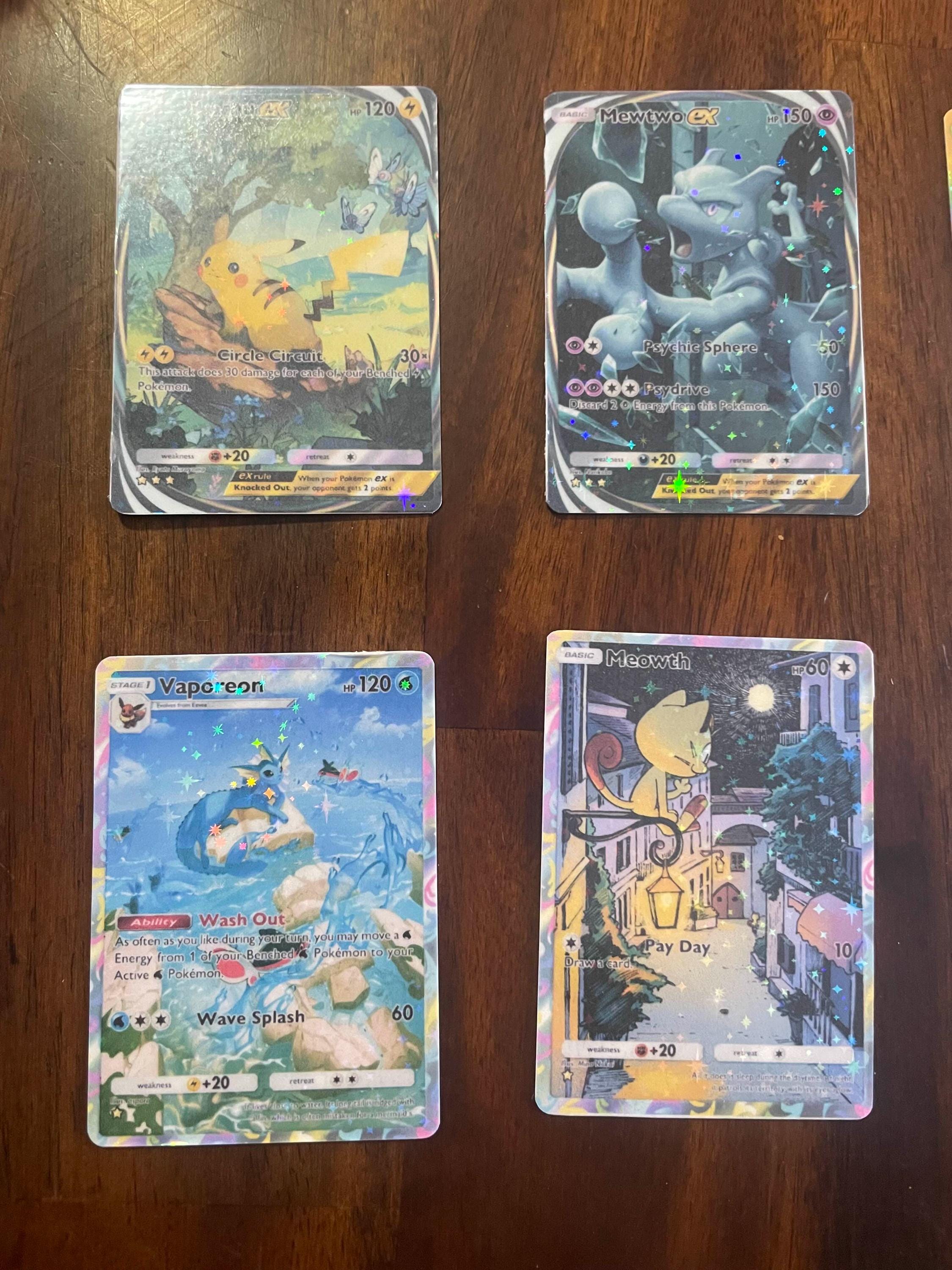 Custom Pokemons Cards Physical - Etsy
