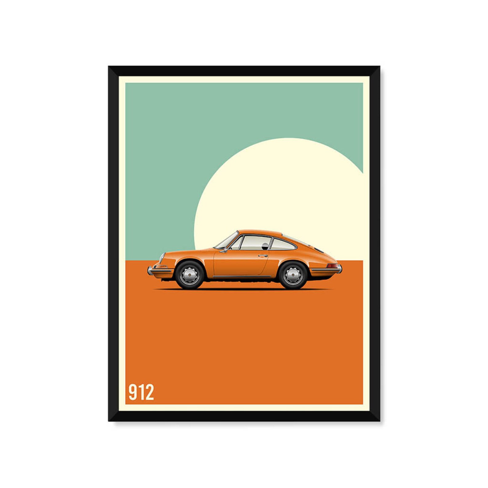 Vintage 911 912 Poster Classic Car Print Car Poster Etsy