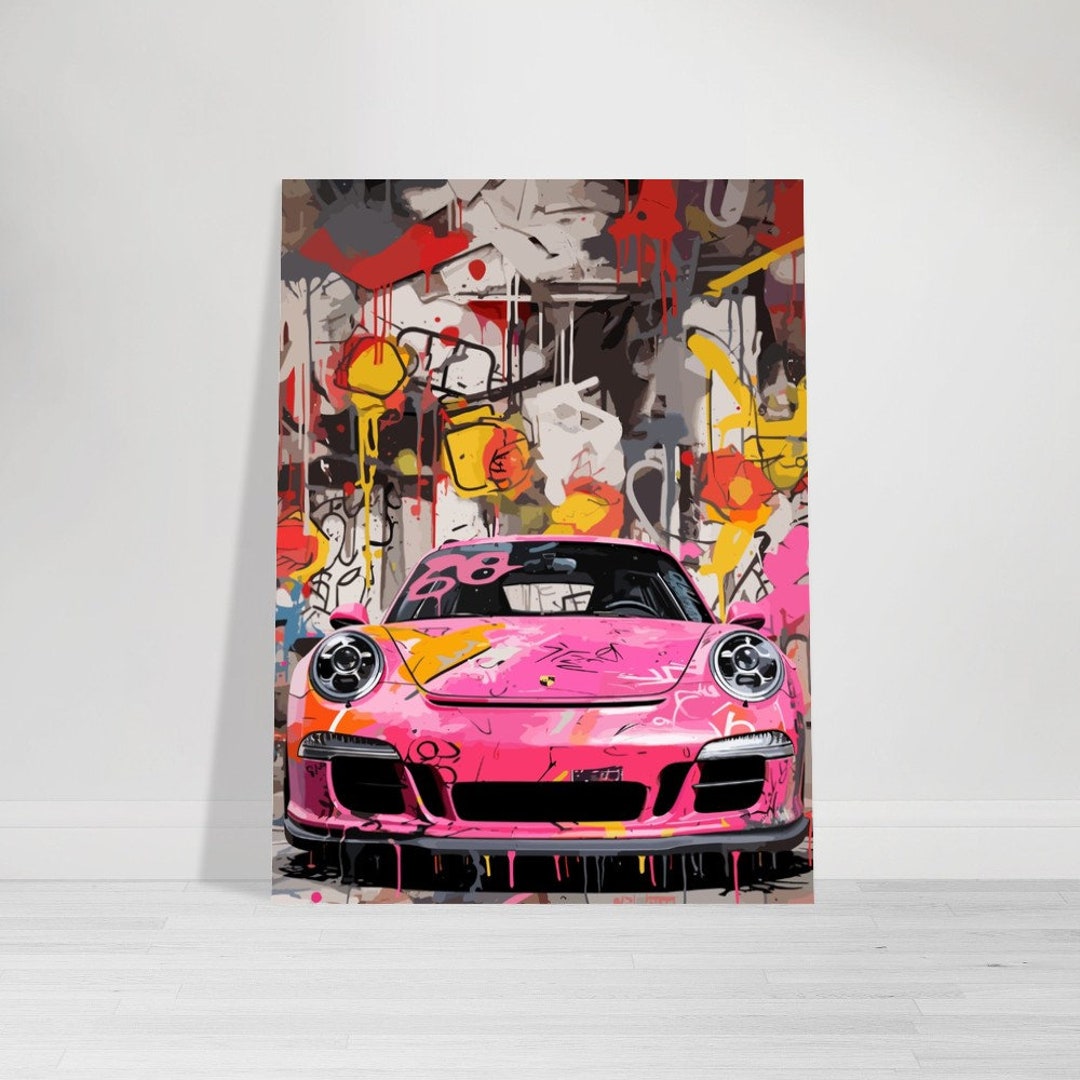 GT3 RS Poster Grafitti Car Photo Art Print Gift Etsy