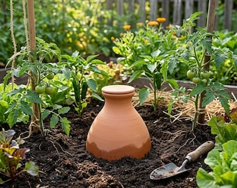 BEST SELLER - Artisanal Olla Lutoya 2L, Vaso autoirrigante, Annaffiatoio, Fioriera - Giardinaggio, Sistema di irrigazione delle piante