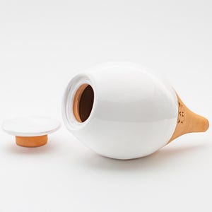 Medium Olla 35 cl, Self Watering Pot, Self Watering Can, Plant Globe, Plant Watering System, Indoor Plant Watering, Water Spike, Oya White