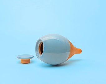 Petit pot en argile avec arrosage automatique Olla Lutoya - Coloré - 20 cl