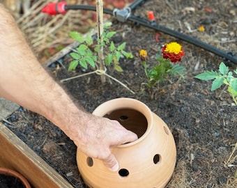 Kompostownik ceramiczny na dżdżownice, recykling odpadów organicznych, Lutoya (2/5 l)