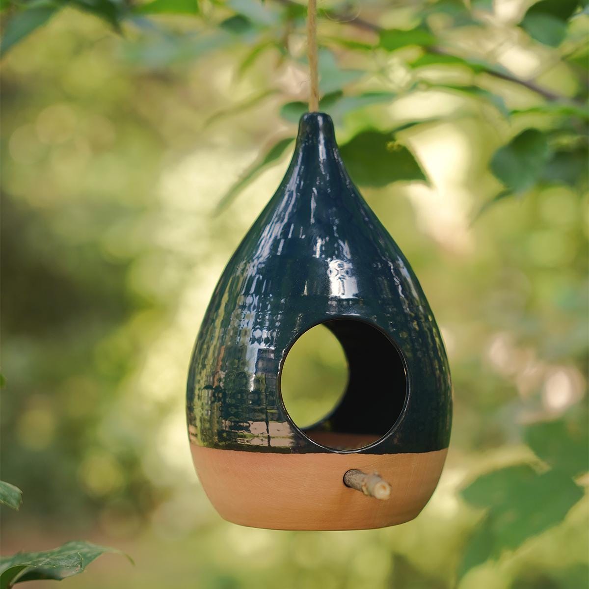 Mangiatoia Per Uccelli In Resina A Forma Di Albero, 18x18x15 Cm, Con Gancio Nascosto, Per Giardino, Balcone E Birdwatching
