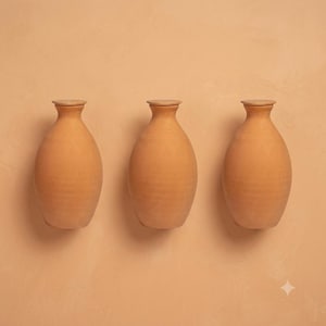 Vaso artigianale Olla Lutoya 2L, vaso autoirrigante, annaffiatoio autoirrigante, fioriera - giardinaggio, sistema di irrigazione per piante
