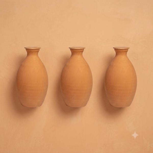 Olla Lutoya Artesanal 2L, Maceta con Autoriego, Regadera, Maceta - Jardinería, Sistema de Riego de Plantas
