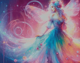 Moon Fairy Full Coverage Cross Stitch Pattern PDF - Etsy