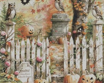 The Autumn Watchers - Full Coverage Cross Stitch Pattern PDF