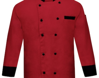 Aljanna Creation CF-97 Men's  Light Weight Chef Jacket/Chef Coat