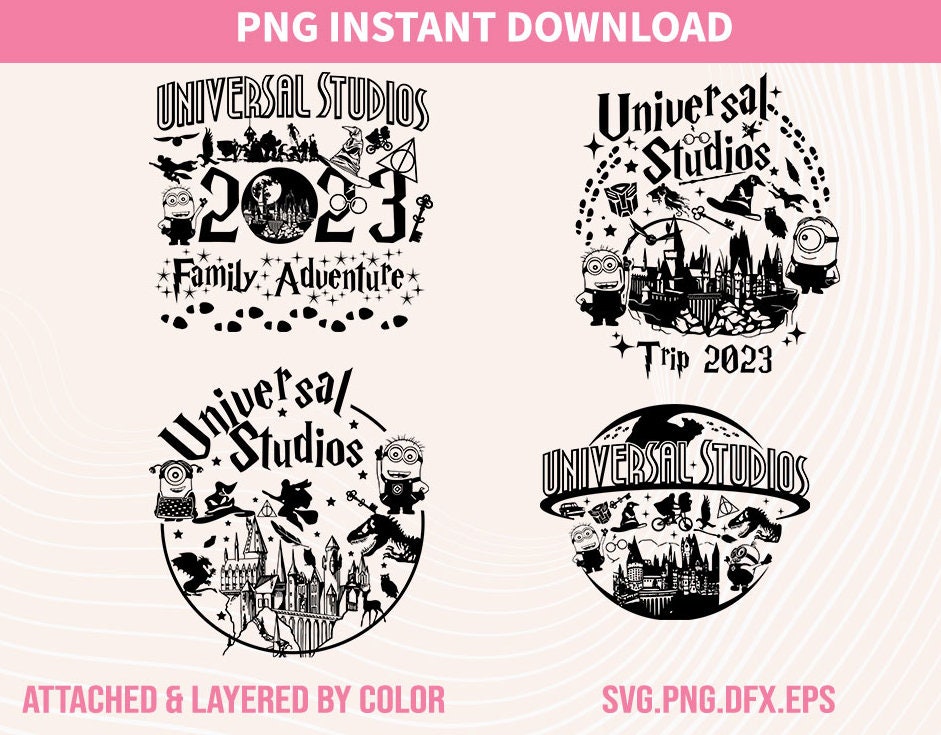 Universal Studios SVG Family Vacation Svg Universal Trip - Etsy Canada