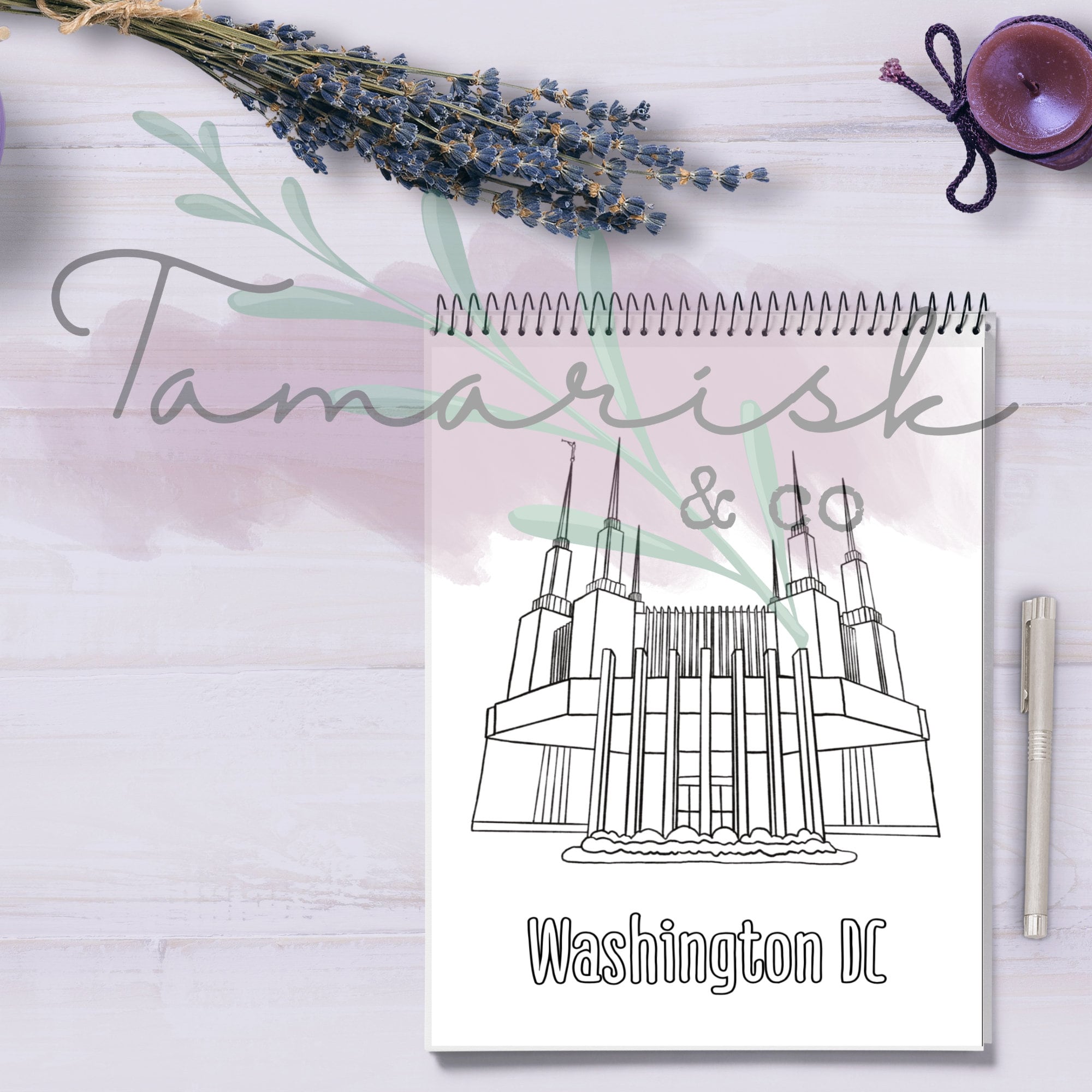 Washington DC Temple LDS Coloring Page the Church of Jesus Christ of ...