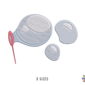 Blowing Soap Bubbles Embroidery Design. Machine Embroidery Pattern. Children Scene. Multiformat Files. Instant Download Digital File