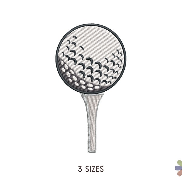 Play Golf Golf Ball Equipment Embroidery Design Onni. Machine Embroidery Sport Pattern. Instant Download Digital File