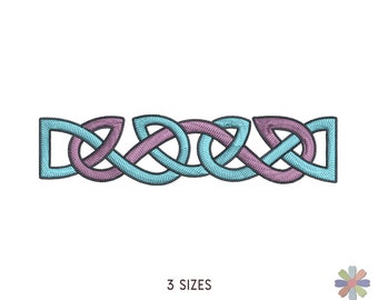 Element Motif Border Embroidery Design Sixthi. Machine Embroidery Pattern. Vintage Pattern. Instant Download Digital File