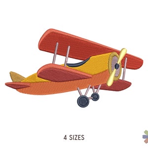 Vintage Airplane Embroidery Design Thirty. Machine Embroidery Pattern. Vehicle Scene. Multi Format Files. Instant Download Digital File